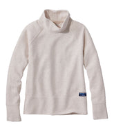 Women's Lakewashed Double-Knit Funnelneck