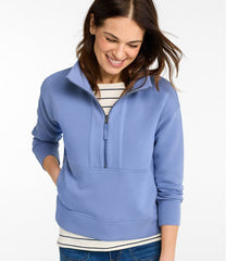 Half-Zip Pullover Women's L.L.Bean CloudSoft Top