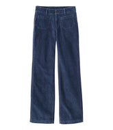 Mid-Rise Wide Straight-Leg Women's 207 Vintage Corduroy Patch Pocket Pants