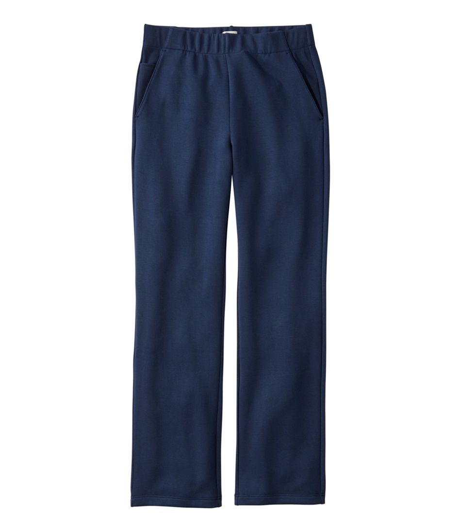 Women's L.L.Bean CloudSoft Pants Mid-Rise Straight-Leg