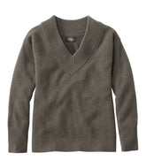 Women's Signature Premium Essential Cashmere Sweater Relaxed V-Neck
