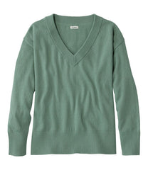 V-Neck Women's Cotton/Cashmere Sweater