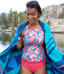 Women's BeanSport Highneck Tankini Top Print