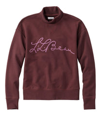 Mockneck Logo Signature Camp Sweatshirt