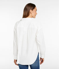 Women's Signature Premium Essential Poplin Shirt Long-Sleeve