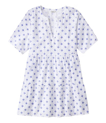 Tiered Dress Print Women's Cloud Gauze Cover-Up