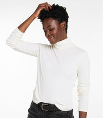 Women's Signature Lightweight Cotton Turtleneck