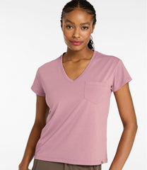 Short Sleeve Women's Mountainside V-Neck Pocket Tee