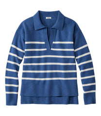 Women's Classic Cashmere Sweater Relaxed Polo
