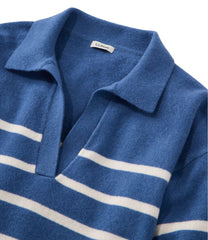 Women's Classic Cashmere Sweater Relaxed Polo