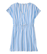 Women's L.L.Bean Coastal Cotton Cover-Up Caftan Print