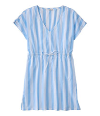 Women's L.L.Bean Coastal Cotton Cover-Up Caftan Print
