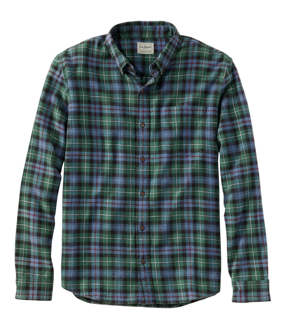 Slightly Fitted Untucked Fit Men's Sunwashed Twill Shirt