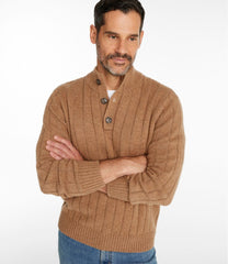 Men's Riverton Wool/Cotton Sweater Mockneck