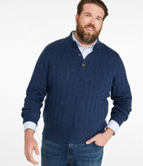 Men's Riverton Wool/Cotton Sweater Mockneck
