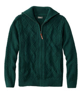 Full-Zip Men's Signature Cotton Fisherman Sweater