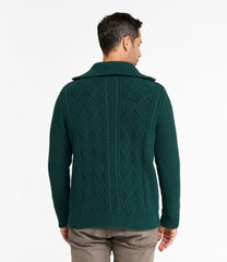 Full-Zip Men's Signature Cotton Fisherman Sweater