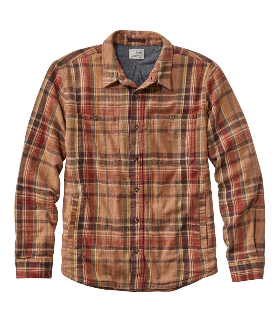 Lined Plaid Slightly Fitted Untucked Fit Men's 1912 Field Flannel Shirt