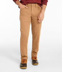 Standard Fit Straight Leg Men's BeanFlex® Performance Canvas Pants Five-Pocket