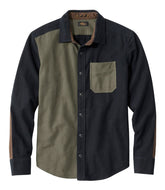 Slim Fit Mixed Media Men's Signature 1933 Chamois Cloth Shirt