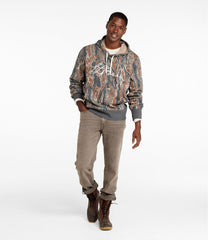 Print Men's Signature Camp Hoodie Sweatshirt