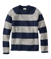 Rollneck Men's Bean's Classic Ragg Wool Sweater Stripe
