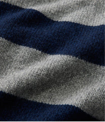 Rollneck Men's Bean's Classic Ragg Wool Sweater Stripe