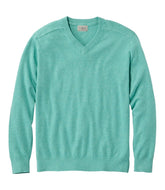 V-Neck Men's All Seasons Cotton Blend Sweater