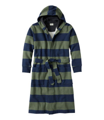 Men's Mariner Sweatshirt Robe Stripe