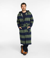 Men's Mariner Sweatshirt Robe Stripe