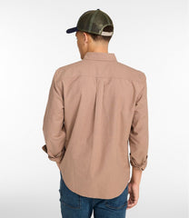 Slightly Fitted Untucked Fit Men's Sunwashed Oxford Shirt Stripe