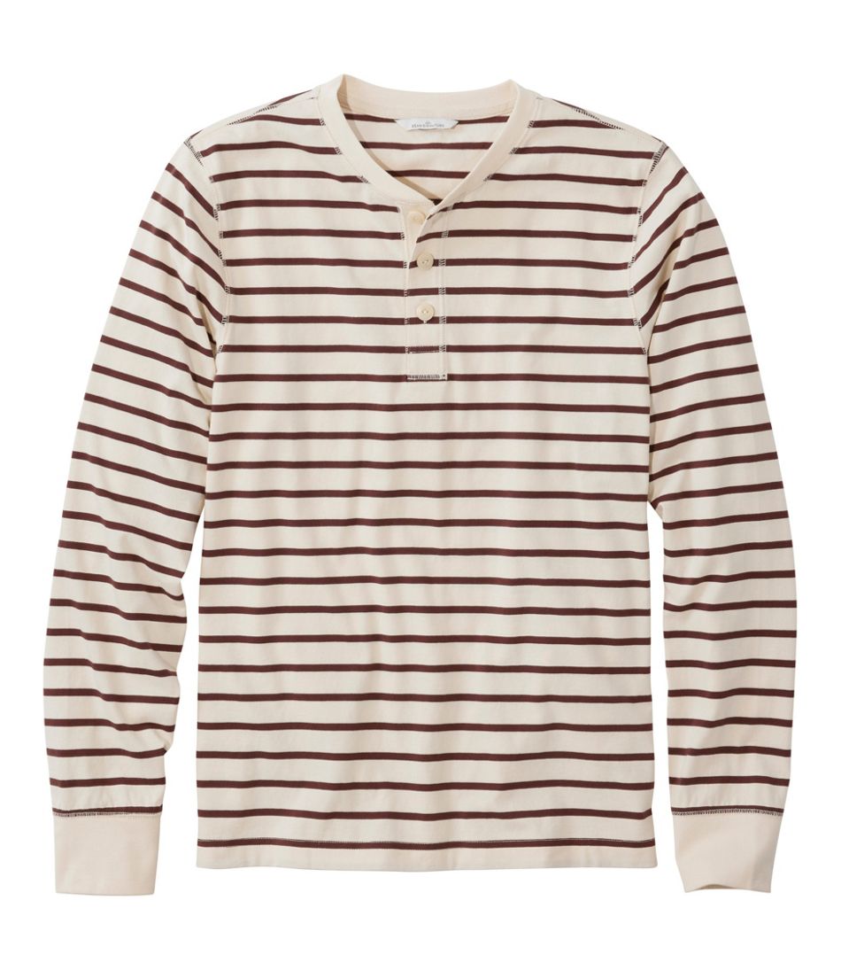 Stripe Men's Signature Northwoods Henley Long-Sleeve
