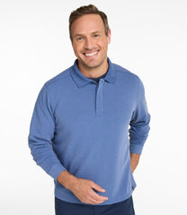 Long-Sleeve Men's Mountainside Micro Waffle Polo