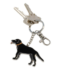 Black Lab Enamel Charm