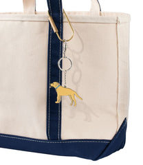 Yellow Lab Enamel Charm