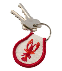 Lobster Embroidered Patch Charm