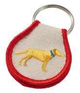 Embroidered Patch Charm Yellow Lab