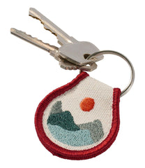Embroidered Patch Charm Mountains