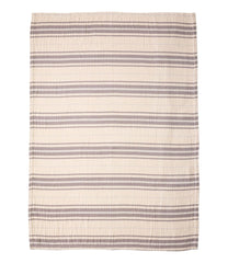 Lightweight Cotton Gauze Throw Stripe
