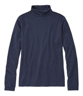 Women's Pima Cotton Turtleneck Long-Sleeve