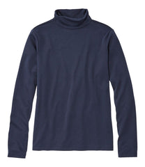 Women's Pima Cotton Turtleneck Long-Sleeve