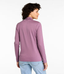 Women's Pima Cotton Tee Shawl Long-Sleeve