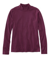 Women's Pima Cotton Tee Long-Sleeve Mockneck
