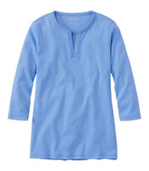 Women's L.L.Bean Tee Three-Quarter-Sleeve Splitneck Tunic