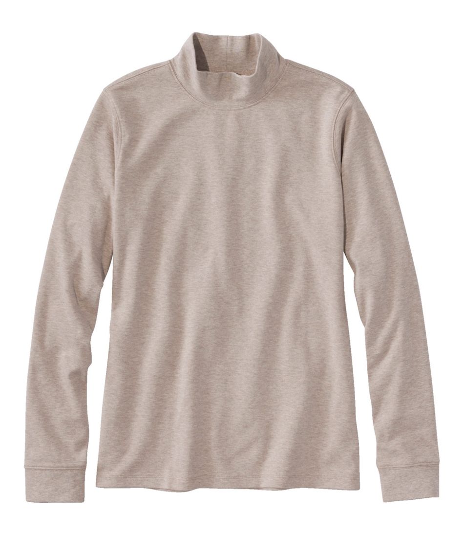 Long-Sleeve Women's L.L.Bean Interlock Mock-Turtleneck