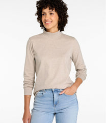 Long-Sleeve Women's L.L.Bean Interlock Mock-Turtleneck