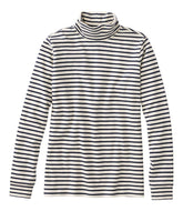 Long-Sleeve Stripe Women's L.L.Bean Interlock Turtleneck