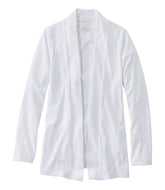 Women's Pima Cotton Open Cardigan With Pockets