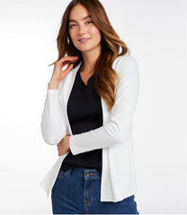Women's Pima Cotton Open Cardigan With Pockets