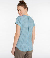 Short-Sleeve Splitneck Print Women's Streamside Tee